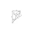 LED LABS 10-1335-20 Profil LUMINES typ CONVA czarny lakierowany 2,02 m