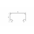 LED LABS 10-1435-30 Profil LUMINES typ LARGO M2 czarny lakierowany 3 m