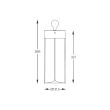 ZUMALINE 1003 ESTERNO LAMPA STOŁOWA