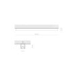 NOWODVORSKI 10214 CL OFFICE LED PRO 150 lampa liniowa