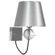 CANDELLUX 21-29522 TESORO KINKIET 1X40W E14 SREBRNY