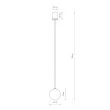 NOWODVORSKI 10306 KIER M lampa wisząca