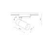 NOWODVORSKI 10380 PROFILE TINOS LED 30W