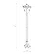 NOWODVORSKI 10501 Lampa stojąca ANA 1m