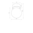 NOWODVORSKI 10623 KIER S lampa przysufitowa