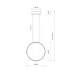 NOWODVORSKI 10810 CIRCOLO LED S lampa wisząca