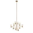 MARKSLOJD 108117 PARIS lampa wisząca 10L Ciemny Mosiądz