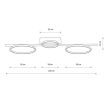 NOWODVORSKI 10866 CIRCOLO LED plafon