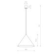 NOWODVORSKI 10873 ZENITH L lampa wisząca