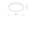 NOWODVORSKI 10971 AGNES ROUND LED PRO plafon