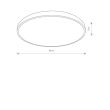 NOWODVORSKI 10980 AGNES ROUND LED PRO plafon