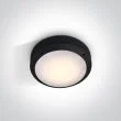 ONE LIGHT 67204/B Lagonisi czarny plafon zewnętrzny 20W E27