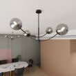 EMIBIG 1100/4 LAMPA SUFITOWA HUNTER 4 BLACK/GRAFIT