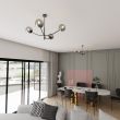 EMIBIG 1100/4 LAMPA SUFITOWA HUNTER 4 BLACK/GRAFIT