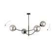 EMIBIG 1100/4 LAMPA SUFITOWA HUNTER 4 BLACK/GRAFIT