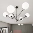 EMIBIG 1102/6 LAMPA SUFITOWA HUNTER 6 BLACK/OPAL