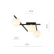 EMIBIG 1103/3 LAMPA SUFITOWA SMART 3 BLACK/OPAL