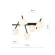 EMIBIG 1103/5 LAMPA SUFITOWA SMART 5 BLACK/OPAL