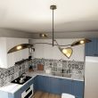EMIBIG 1106/4 LAMPA SUFITOWA LOTUS 4 BLACK/GOLD