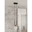 EMIBIG 1112/1 LAMPA WISZĄCA GLAM 1 BLACK/OPAL