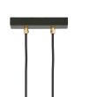 EMIBIG 1112/1 LAMPA WISZĄCA GLAM 1 BLACK/OPAL
