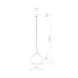 NOWODVORSKI 11151 BOHO M lampa wisząca