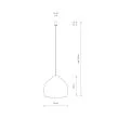 NOWODVORSKI 11152 BOHO L lampa wisząca