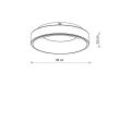 NOWODVORSKI 11200 NIKKI ROUND LED plafon