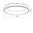 NOWODVORSKI 11205 NIKKI ROUND LED plafon