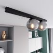 EMIBIG 1122/2 LAMPA SUFITOWA FIT 2 BLACK/GRAFIT