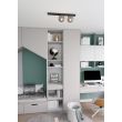 EMIBIG 1122/2 LAMPA SUFITOWA FIT 2 BLACK/GRAFIT
