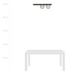 EMIBIG 1122/2 LAMPA SUFITOWA FIT 2 BLACK/GRAFIT