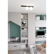 EMIBIG 1124/2 LAMPA SUFITOWA FIT 2 BLACK/OPAL