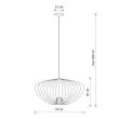 NOWODVORSKI 11251 PUMPKIN L lampa wisząca
