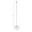 ALDEX 1132G18_11_C LAMPA WISZĄCA TULA DARK BABY PINK + CORAL (30 + 22)