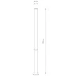 NOWODVORSKI 11375 MIA LED L lampa stojąca zewnętrzna