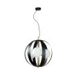 ZUMALINE 1137 LAMPA WISZĄCA NELA 40CM CZANRO-ZŁOTA/BLACK-GOLD