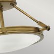 ELSTEAD Collier HK-COLLIER-SF-S 3 Light Semi-Flush