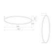 NOWODVORSKI 11402 CIRCOLO LED M lampa przysufitowa