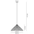 ALDEX 1140G_L LAMPA WISZĄCA NATURE SUN L
