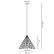 ALDEX 1140G_M LAMPA WISZĄCA NATURE SUN M