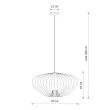NOWODVORSKI 11494 PUMPKIN L lampa wisząca
