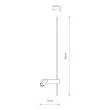 NOWODVORSKI 11580 EASY LED RIGHT kinkiet regulowany z włącznikiem