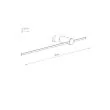 NOWODVORSKI 11591 SABER LED M kinkiet