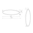 NOWODVORSKI 11603 CIRCOLO LED M lampa sufitowa