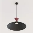 EMIBIG 1744/1L RALF 1L BL BURGUNDY Lampa wisząca