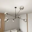 EMIBIG 1167/6 LAMPA SUFITOWA LINEAR 6 BLACK/GRAFIT