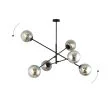 EMIBIG 1167/6 LAMPA SUFITOWA LINEAR 6 BLACK/GRAFIT