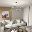 EMIBIG 1167/6 LAMPA SUFITOWA LINEAR 6 BLACK/GRAFIT