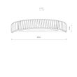 NOWODVORSKI 11711 LUXORA LED kinkiet